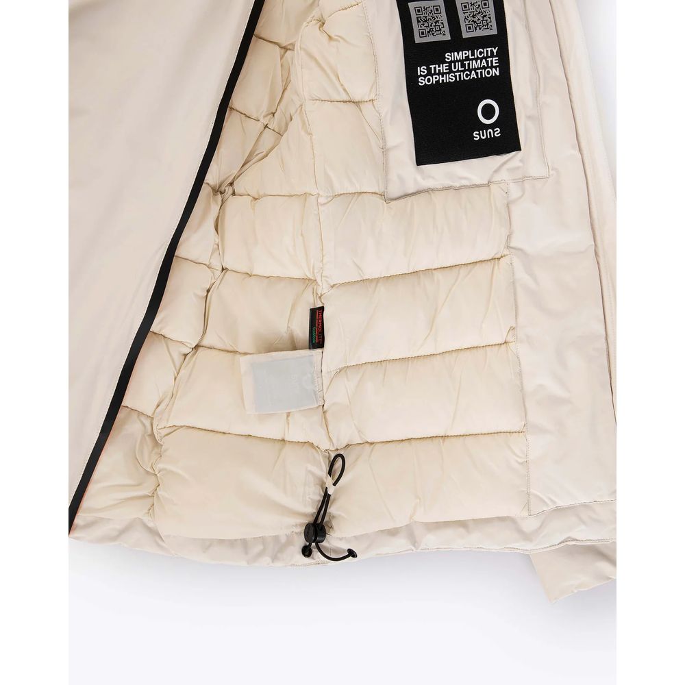 White Polyester Jackets & Coat