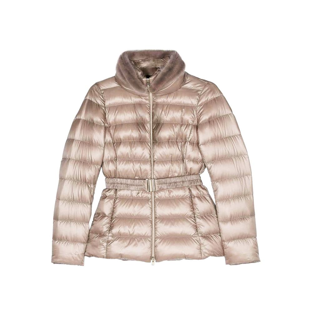 Claudia Faux Fur-Trimmed Down Jacket