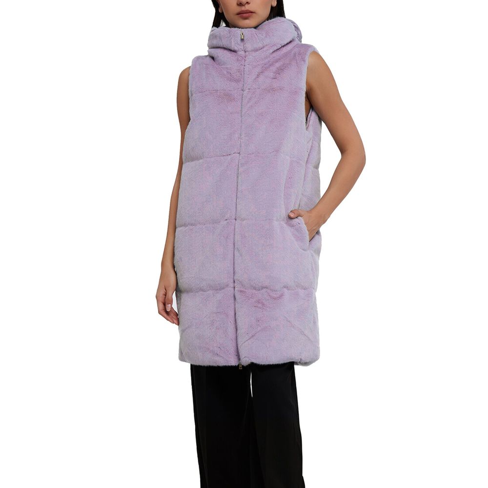 Purple Polyamide Coat