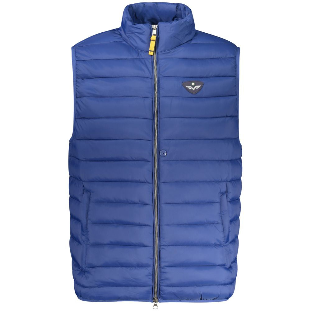Blue Polyamide Jackets & Coat