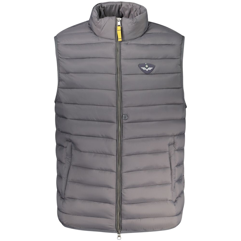 Gray Polyamide Jackets & Coat
