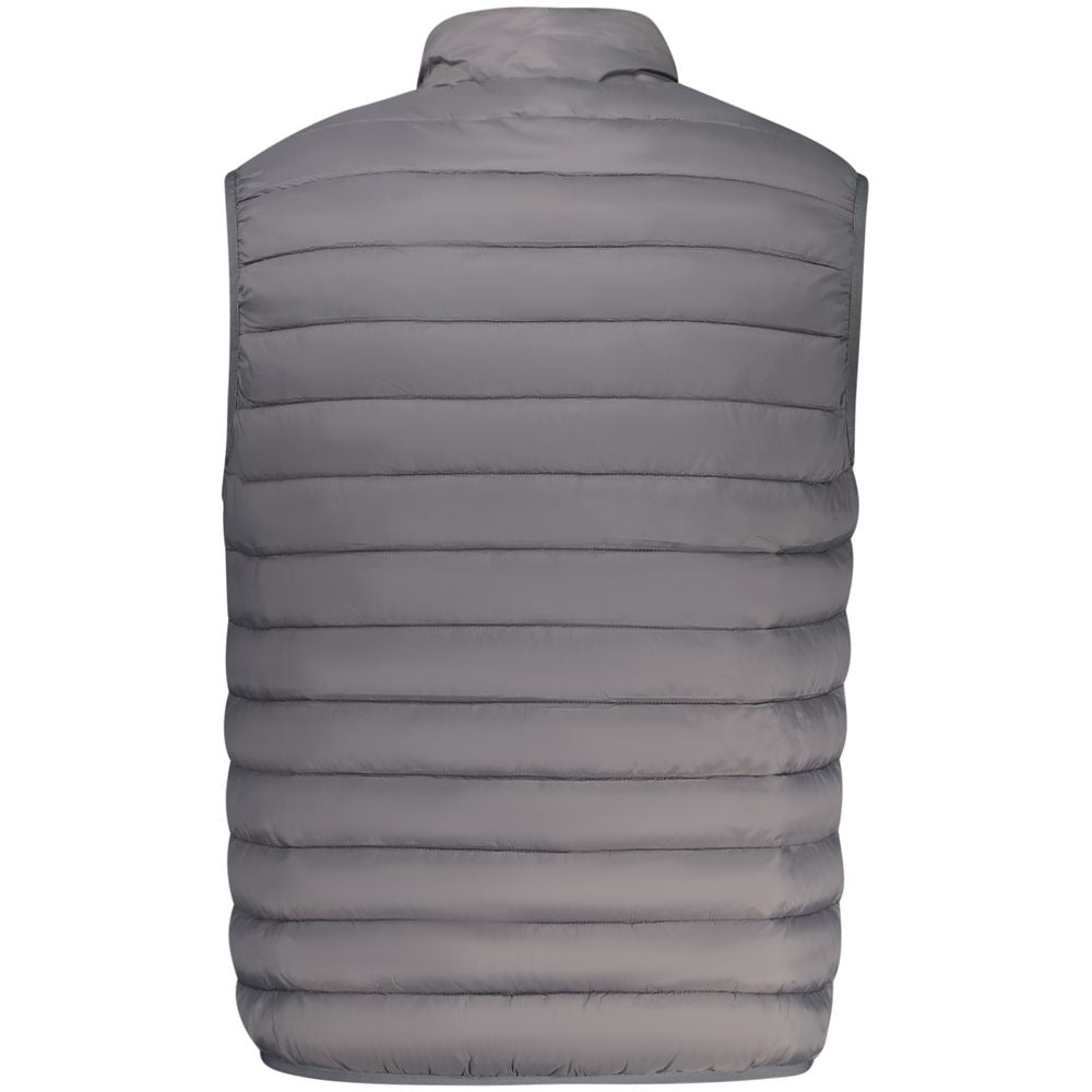 Gray Polyamide Men Jacket
