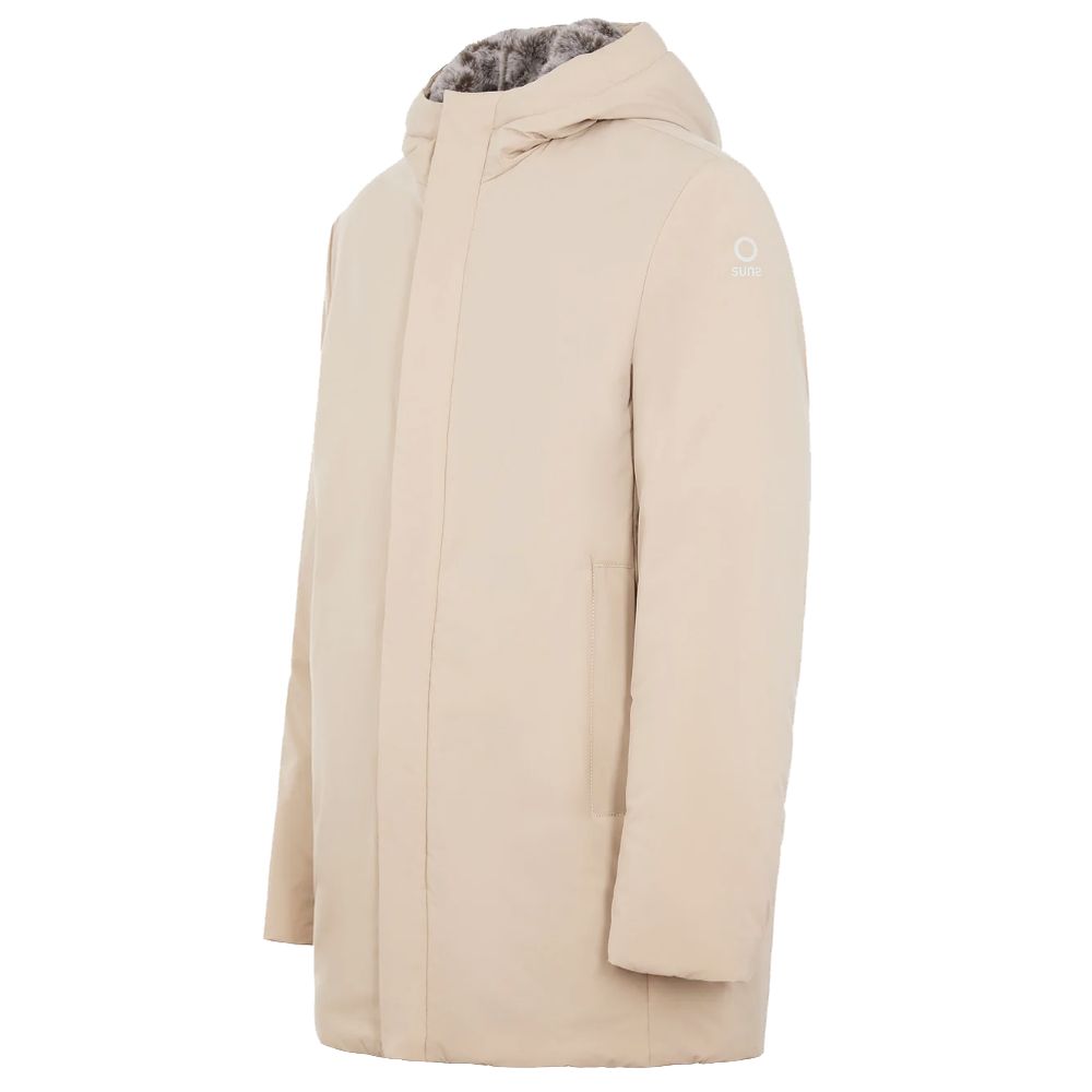 White Polyester Jackets & Coat