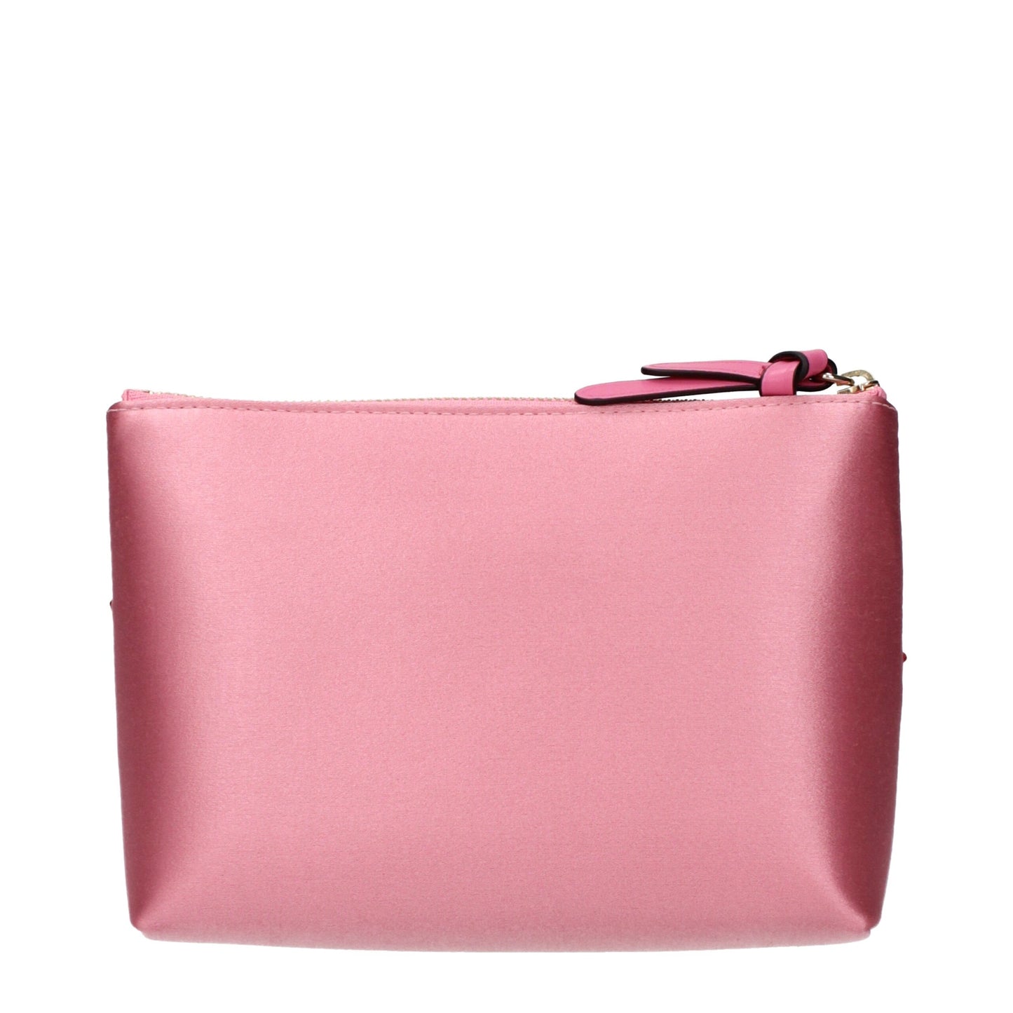 Pink Satin Clutch Bag