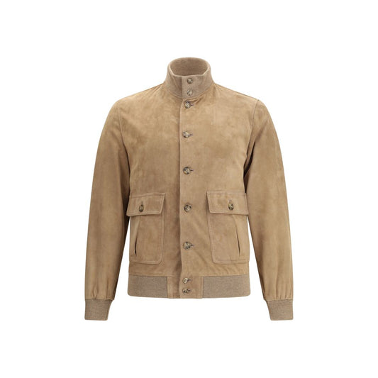 Beige Goatskin Clothing