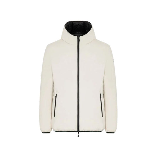 White Polyester Jackets & Coat