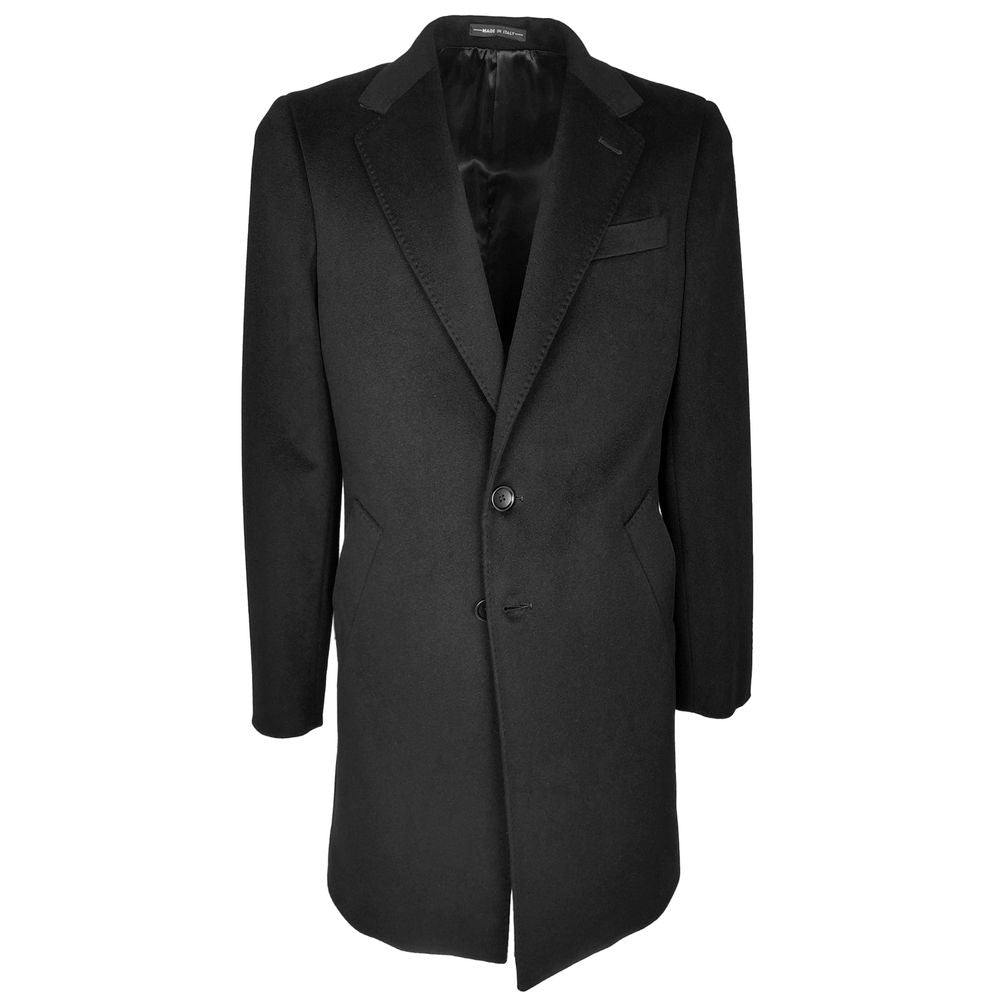 Black Wool Men Jacket