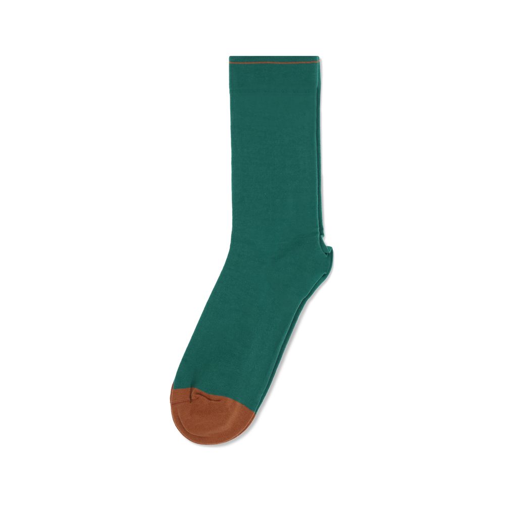 Green Cotton Socks