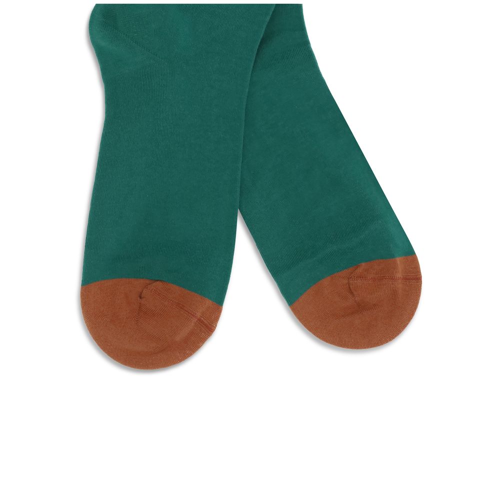 Green Cotton Socks