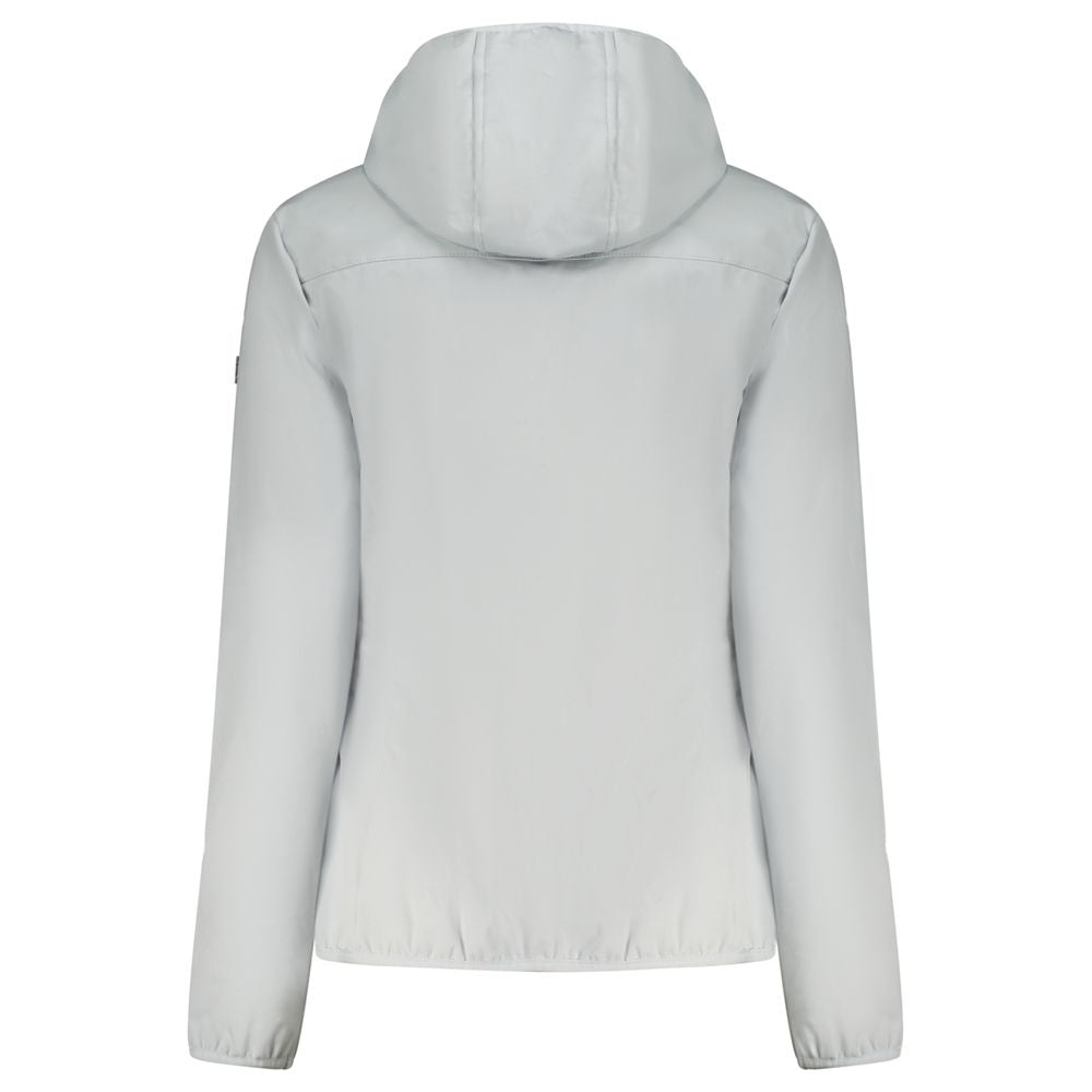 Gray Polyester Women Jacket