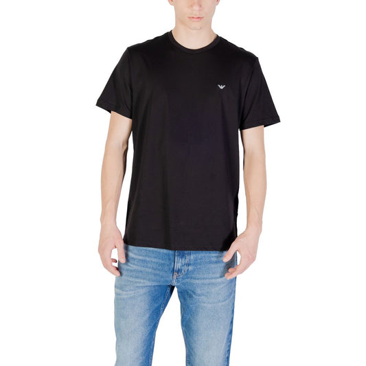 Black Cotton T-Shirt