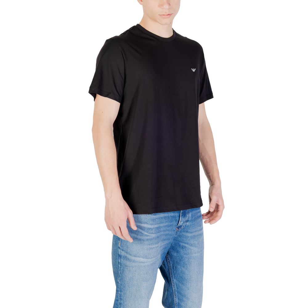 Black Cotton T-Shirt