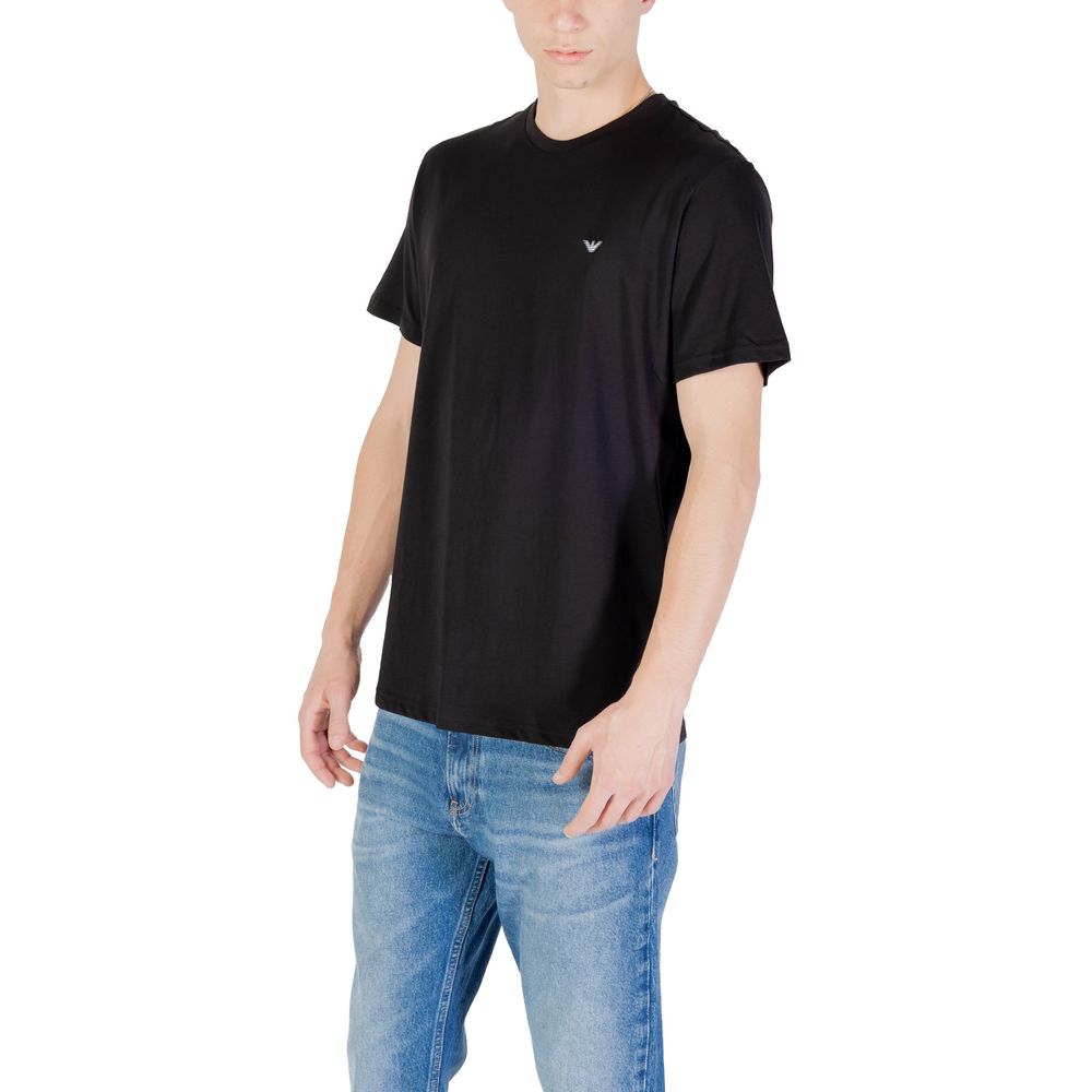 Black Cotton T-Shirt
