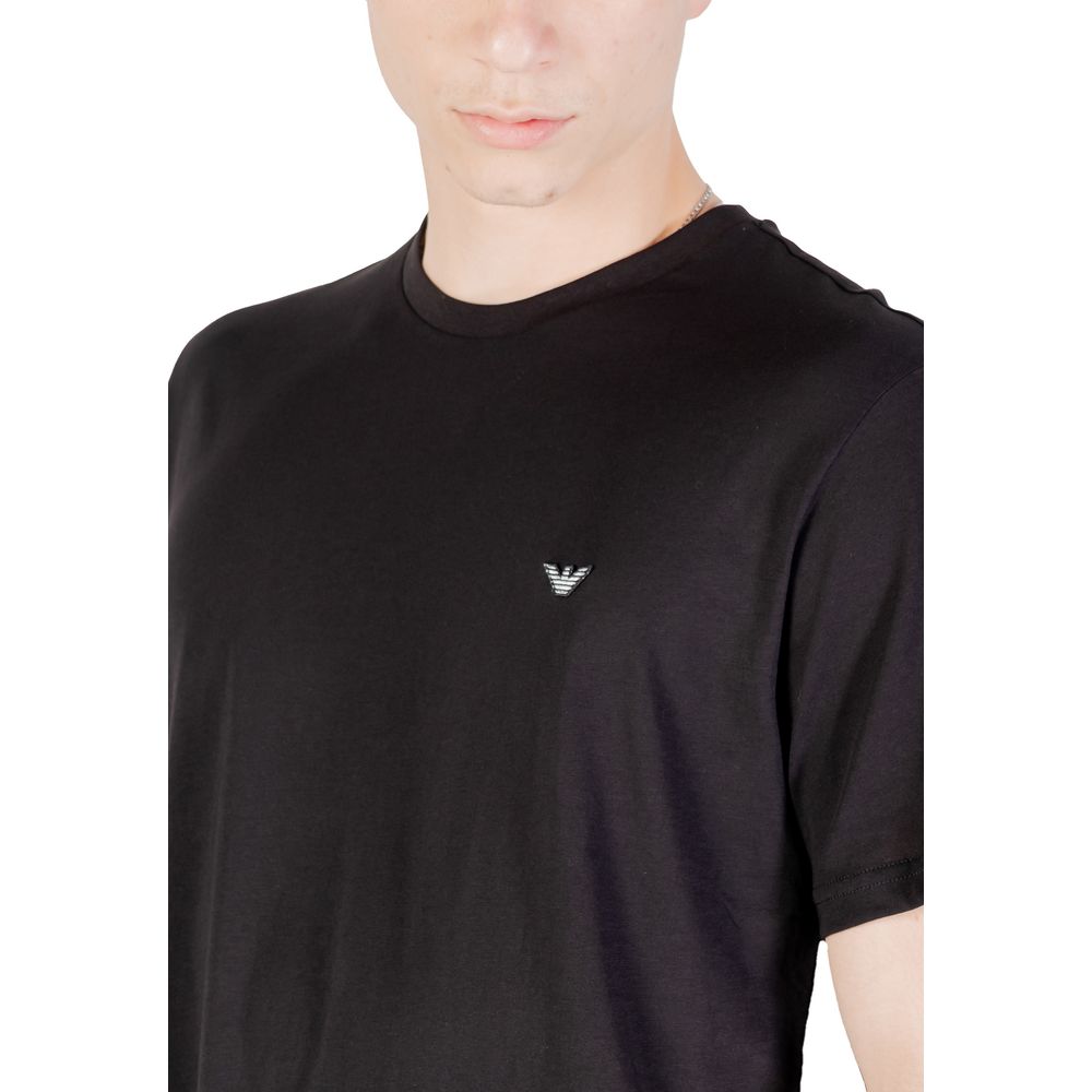 Black Cotton T-Shirt