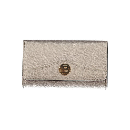 Gray Polyethylene Women Wallet