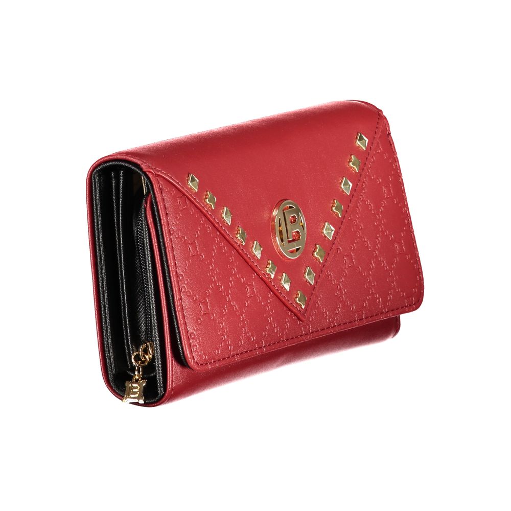Red Polyethylene Women Wallet