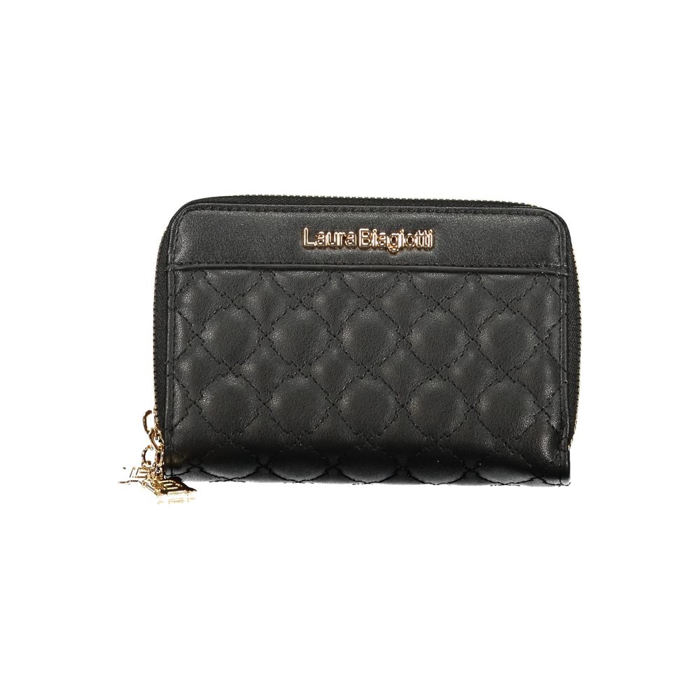 Black Polyethylene Women Wallet
