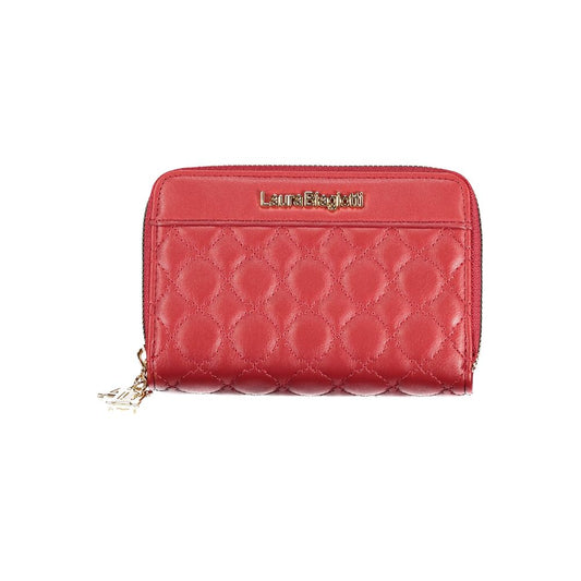 Red Polyethylene Women Wallet