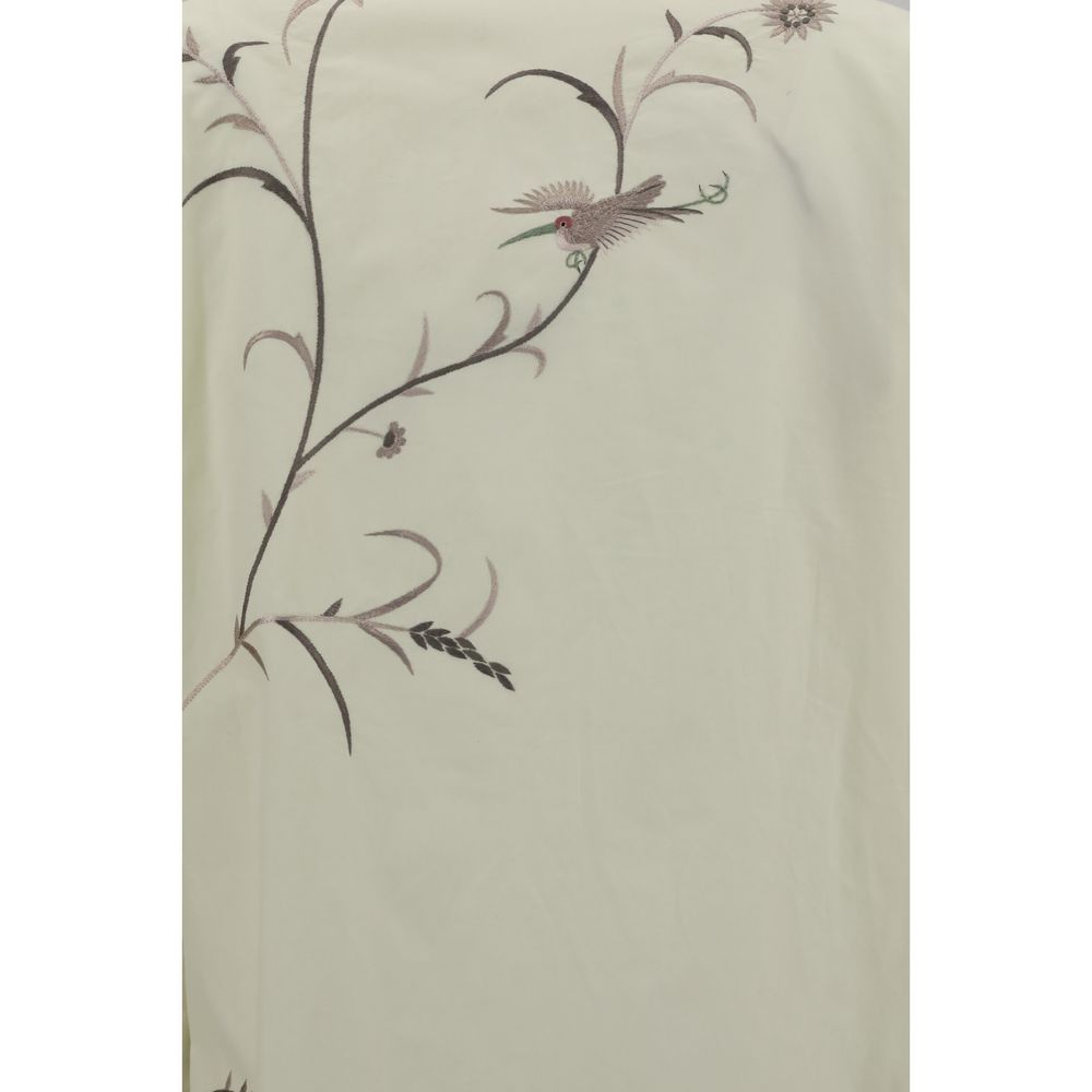 Yellow Cotton Pattern Shirt