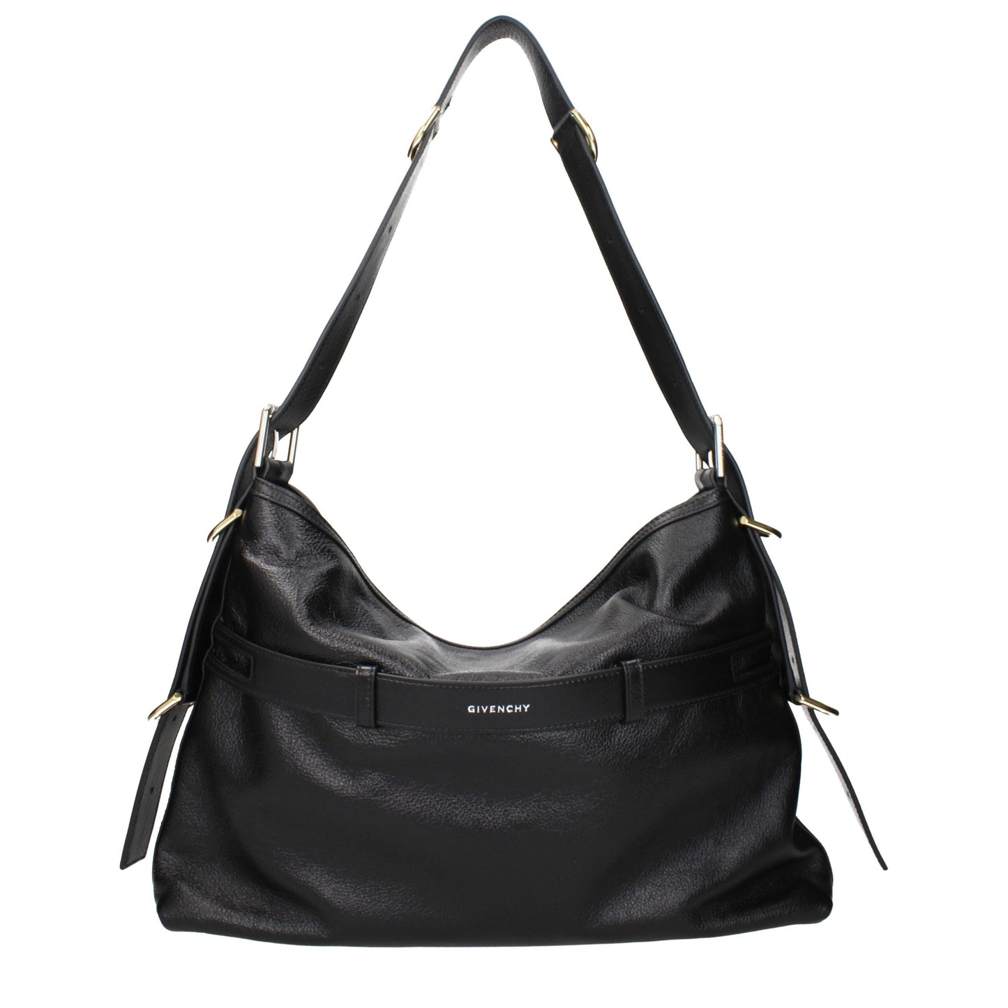 Black Leather Shoulder Bag