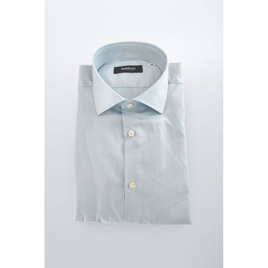 Light Blue Cotton Men Shirt