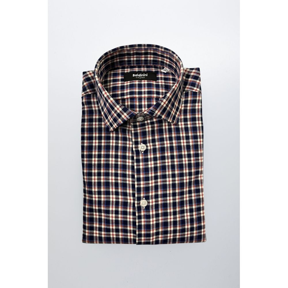 Multicolor Cotton Men Shirt