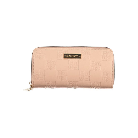 Pink Polyethylene Women Wallet