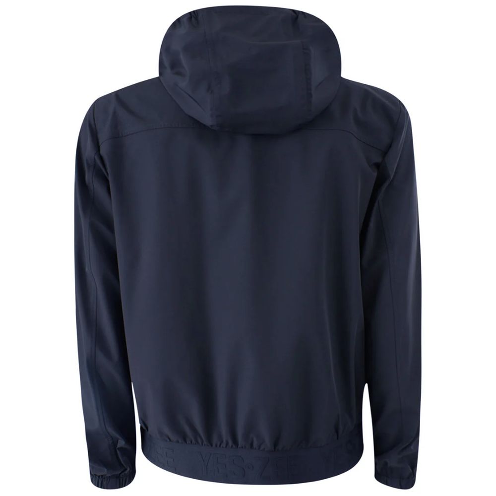 Blue Nylon Jackets & Coat