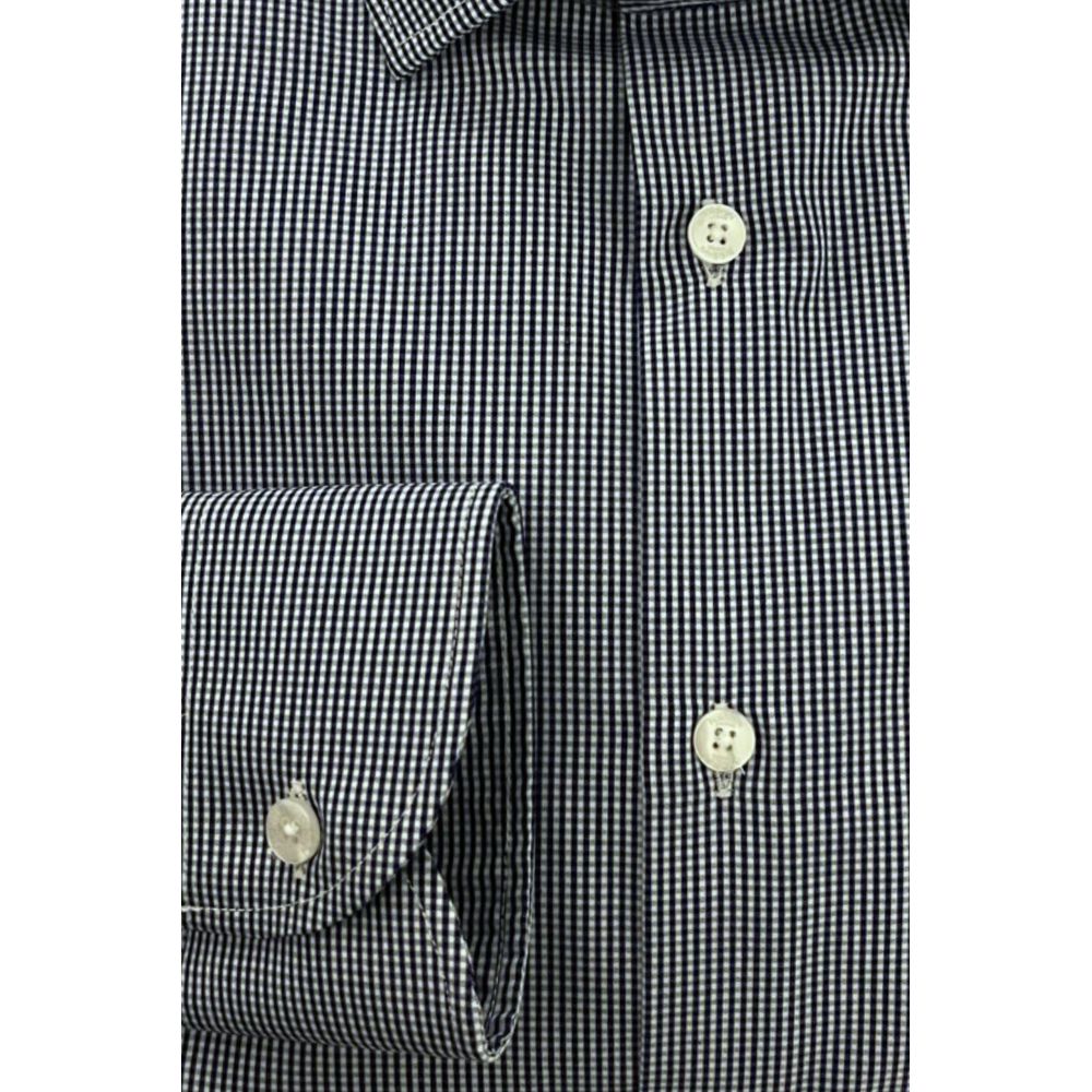 Blue Cotton Men's Shirt