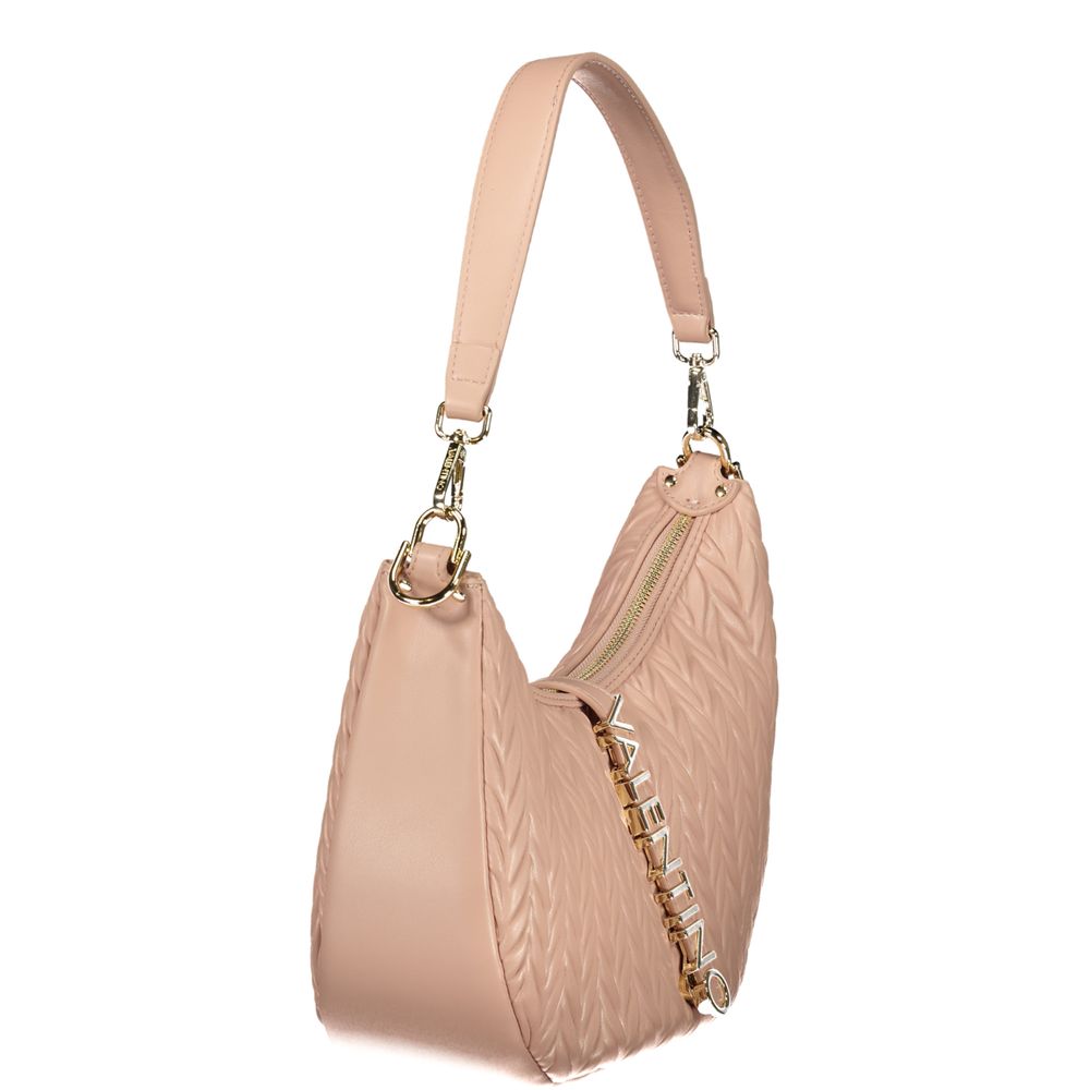 Pink Polyethylene Handbag