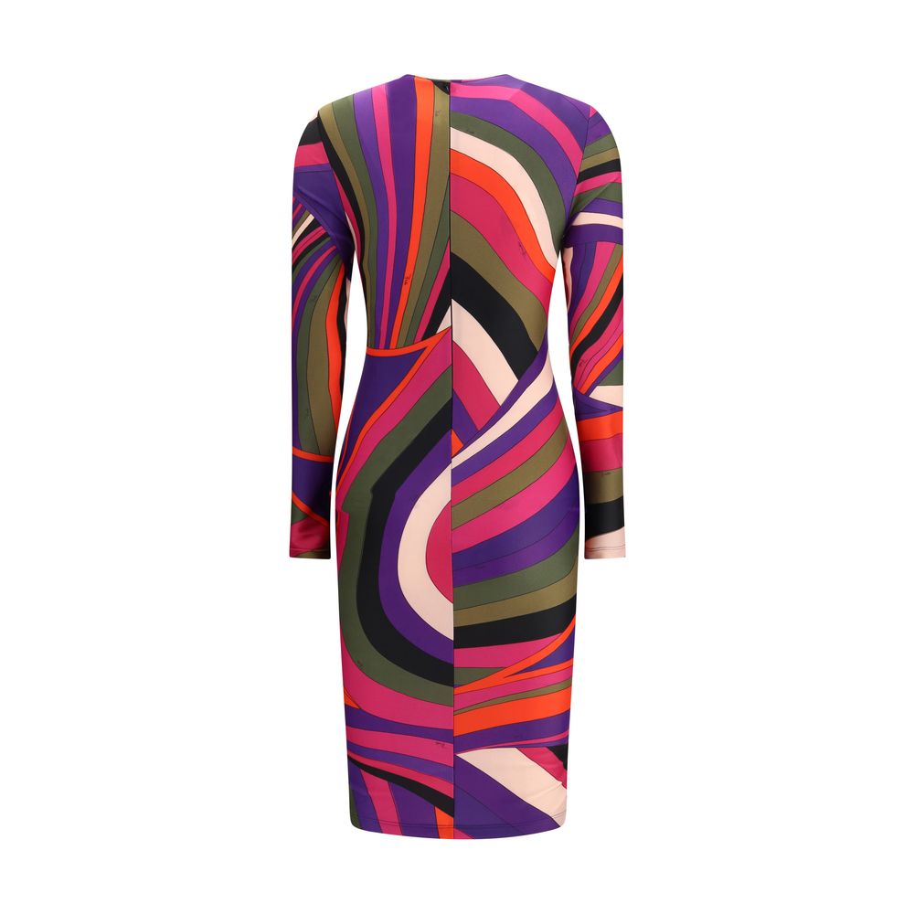 Multicolor Polyamide Casual Dress