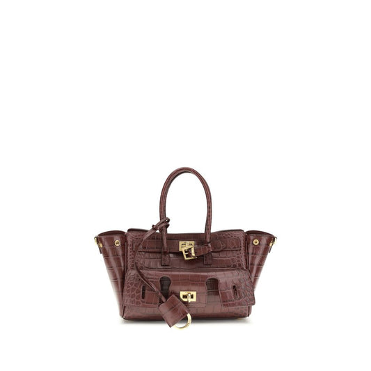 Bordeaux Calf Leather Bos Taurus Shoulder Bag