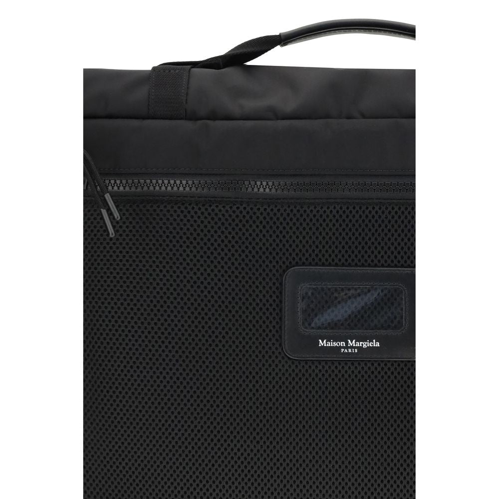 Black Polyamide Shoulder Bag