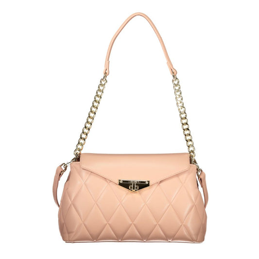 Pink Polyethylene Handbag