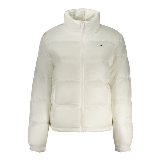 White Polyester Jackets & Coat