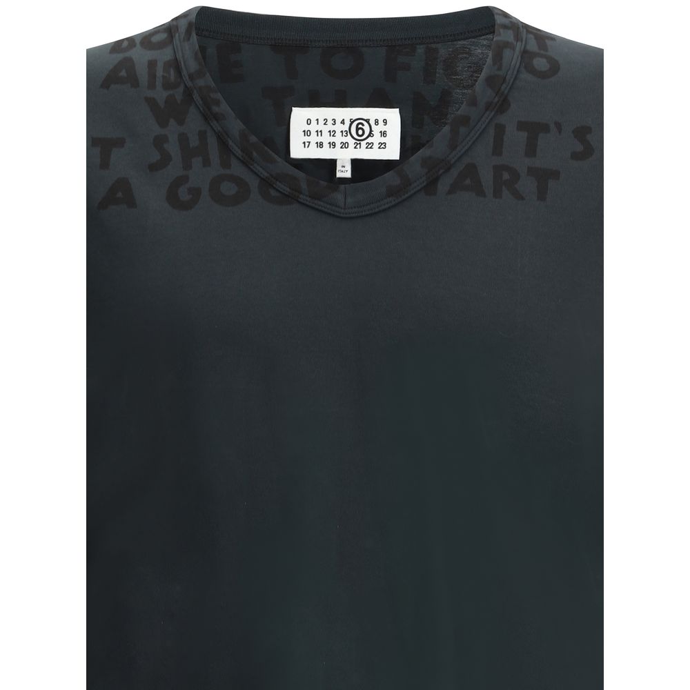 Black Cotton T-Shirt