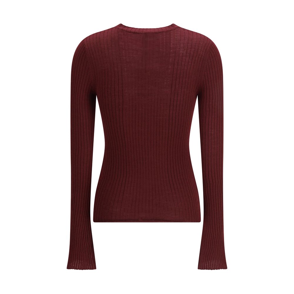 Bordeaux Wool Sweatshirt