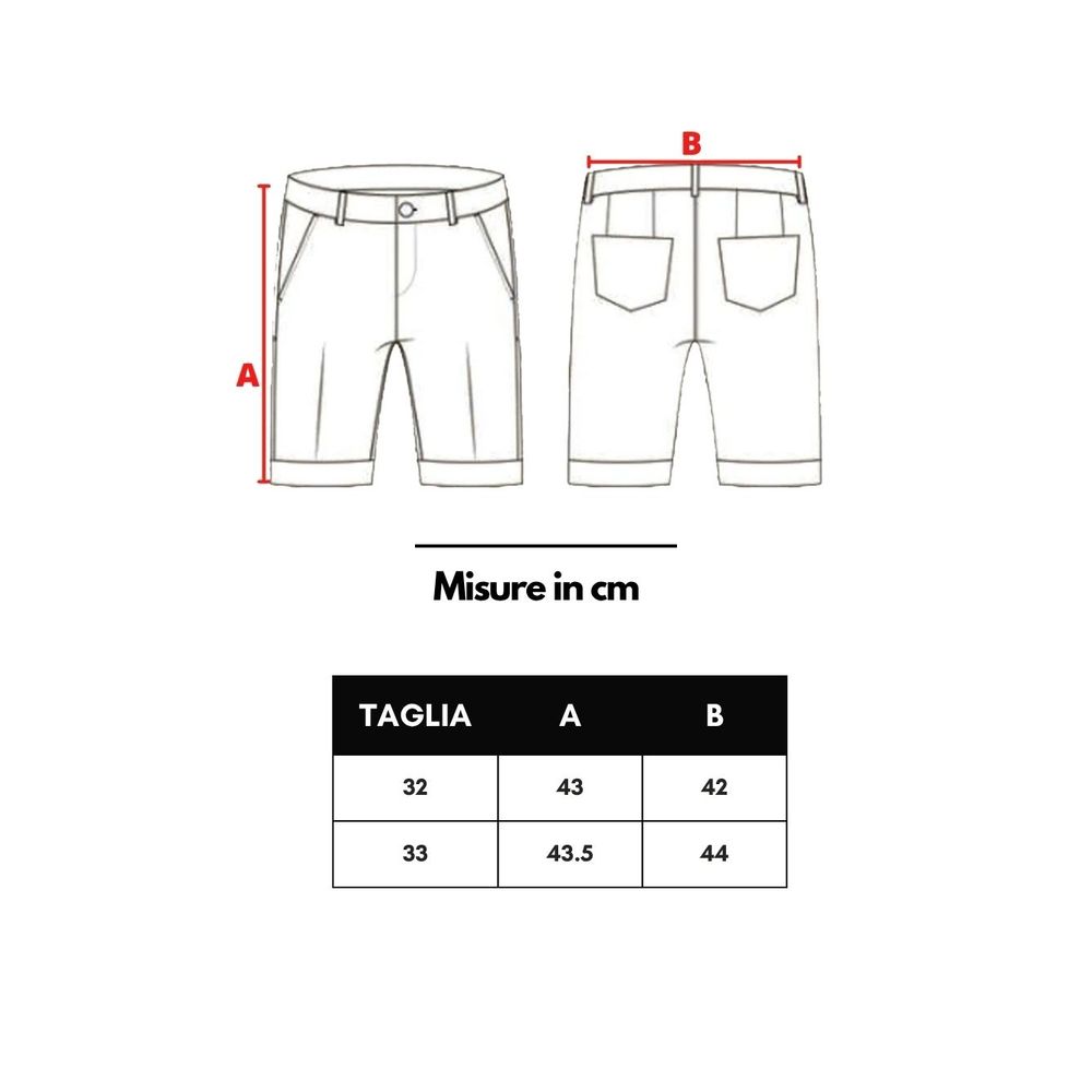 Black Polyester Bermuda Shorts