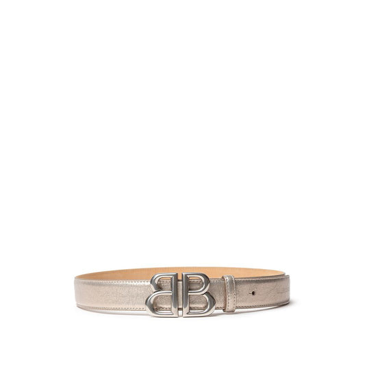 Gold Leather Regular Belt