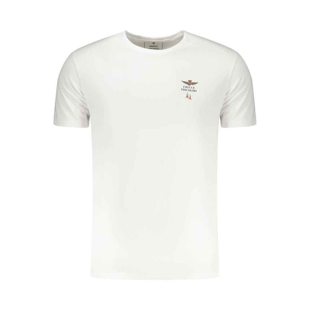White Cotton Men's T-Shirt