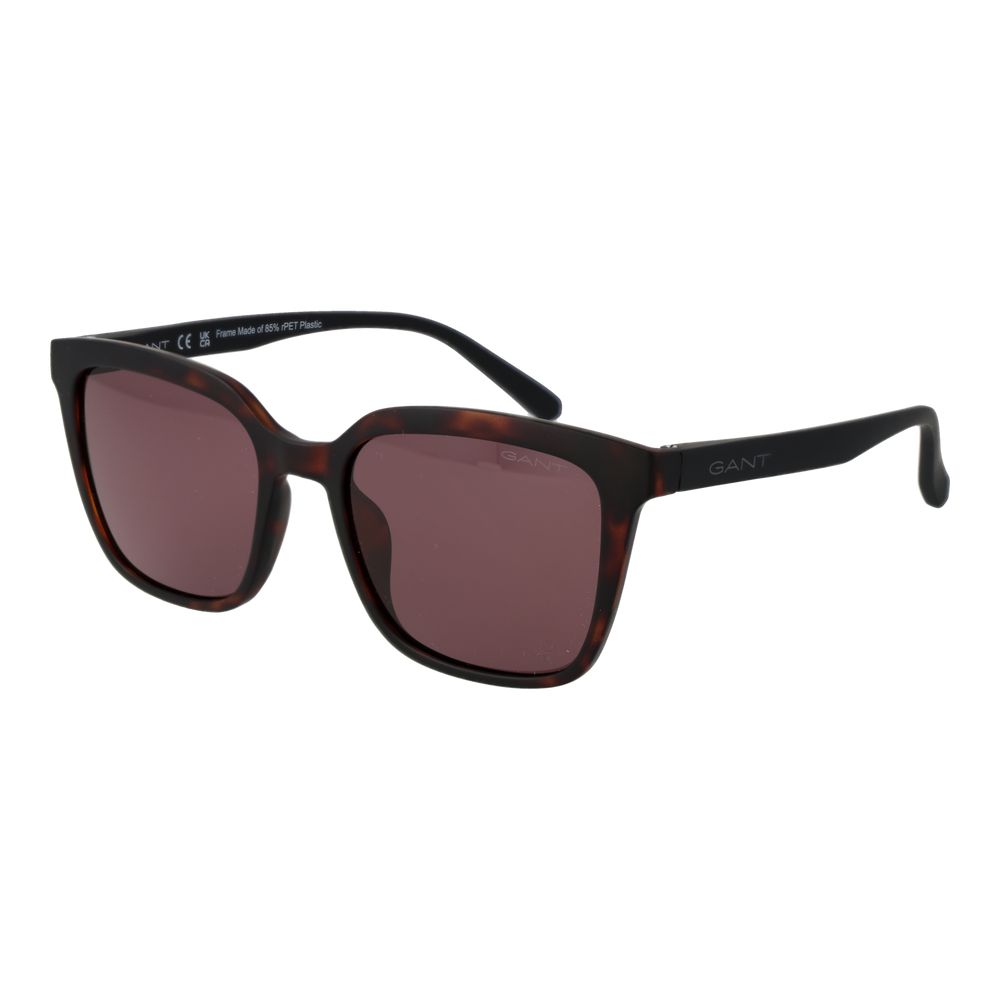Brown Stainless Steel Sunglasses