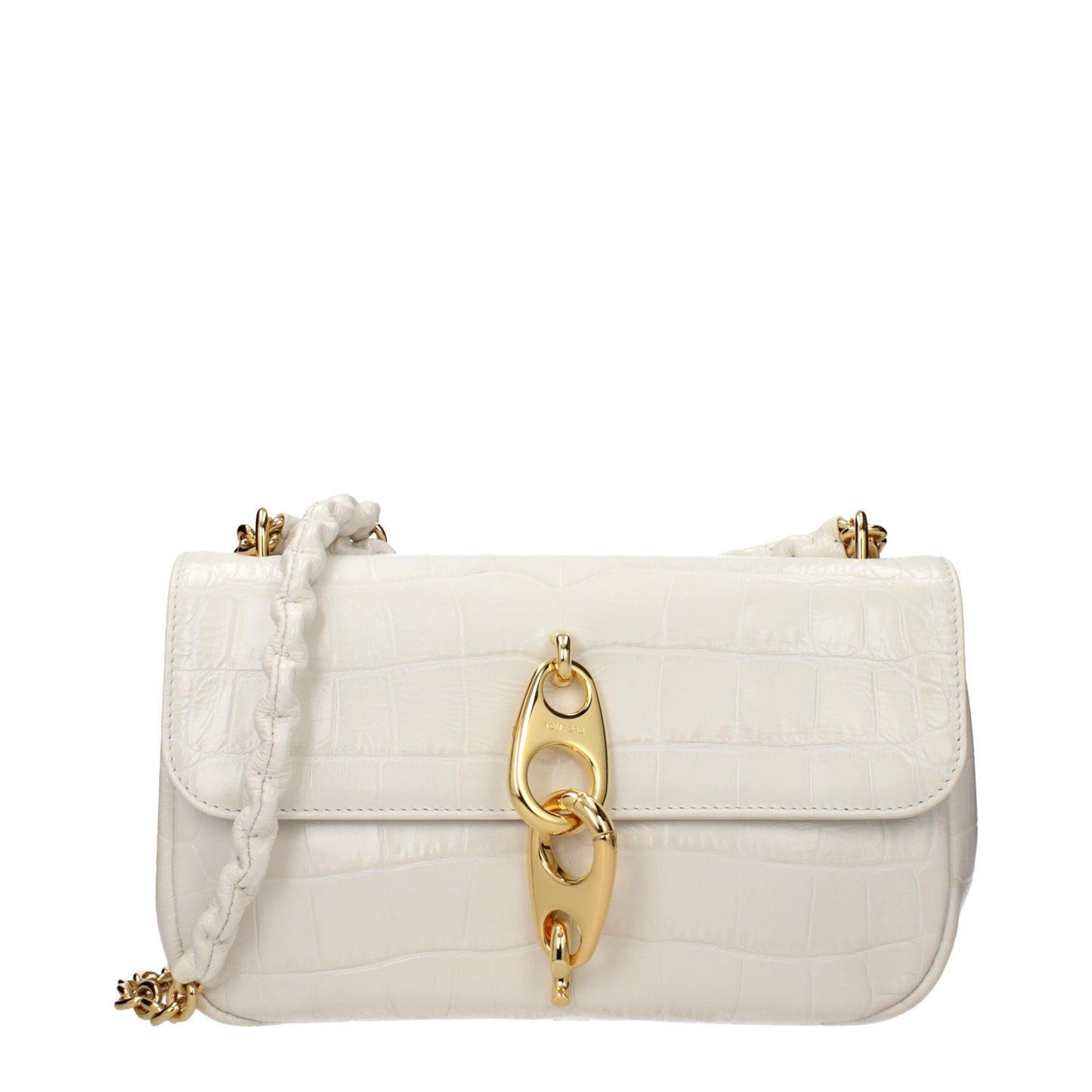 White Leather Shoulder Bag