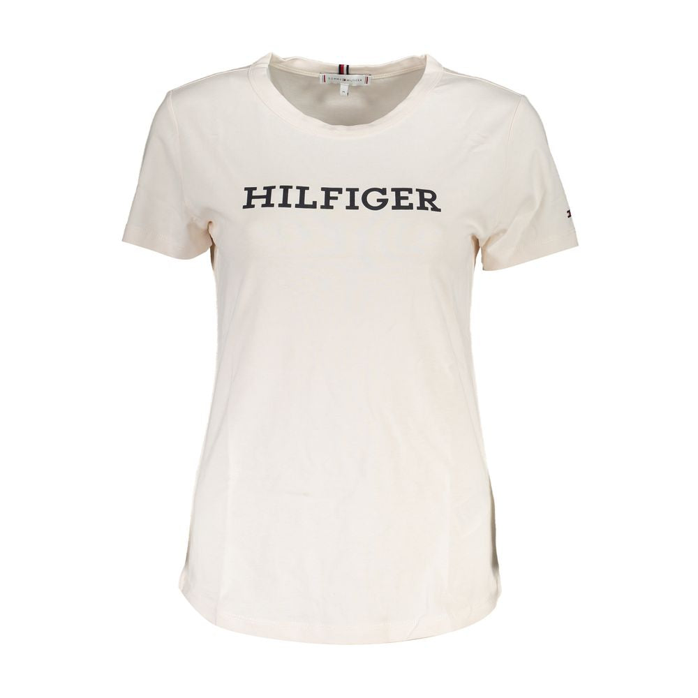 Beige Cotton T-Shirt