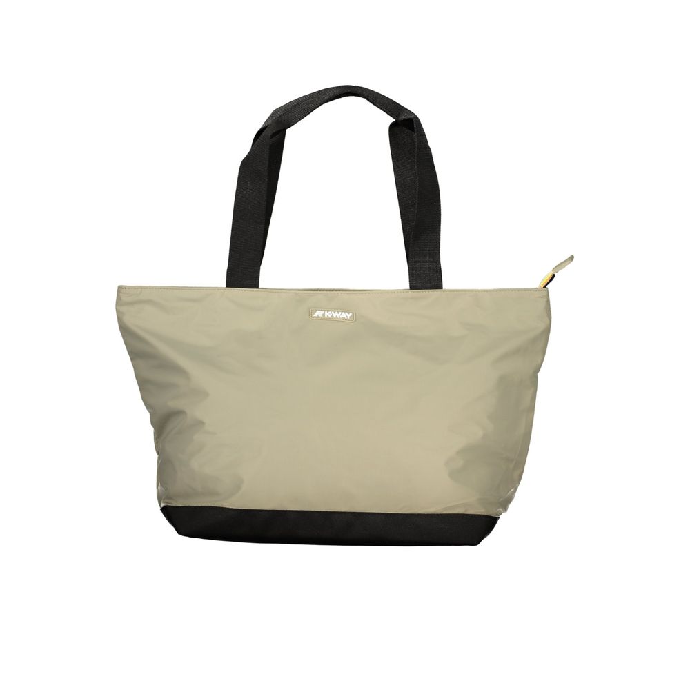 Gray Polyester Women Handbag