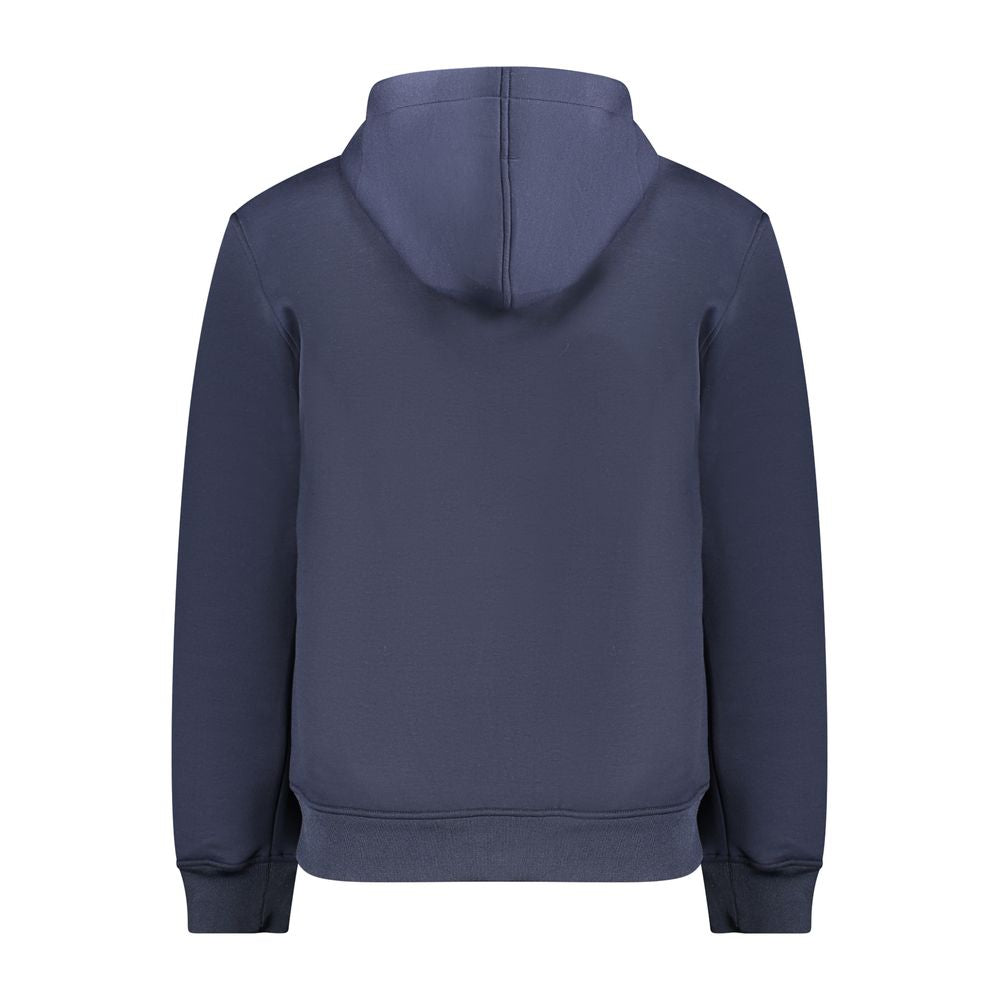 Blue Polyester Men Jacket