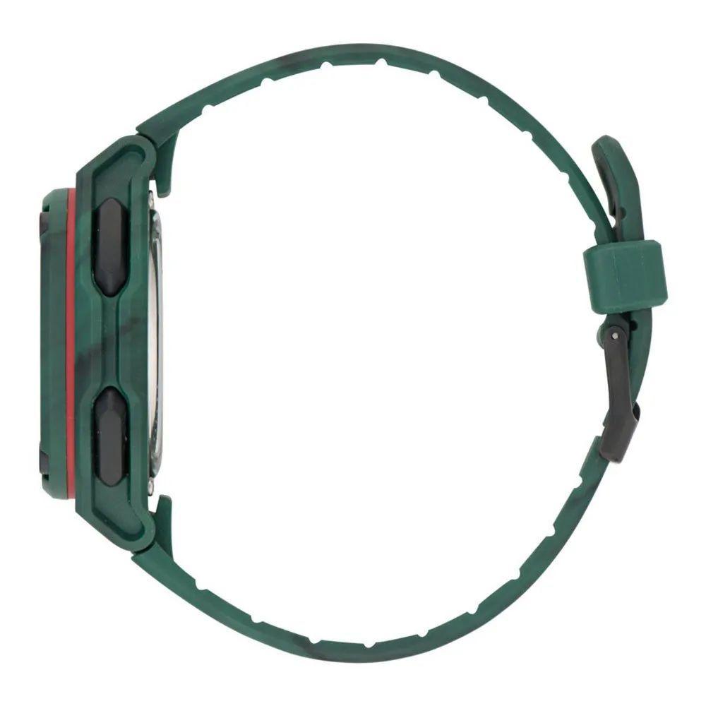 Green Synthetic Digital Watch