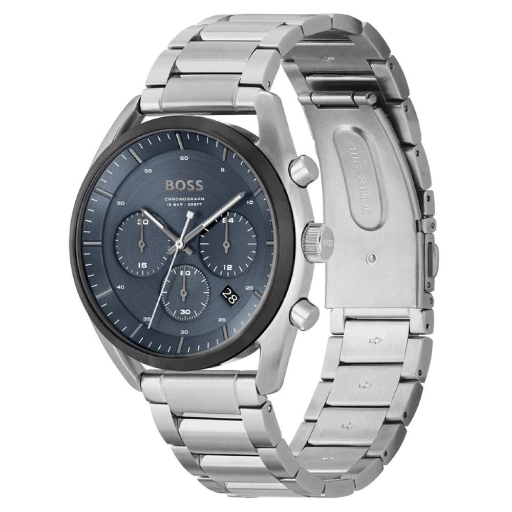 Gray Stainless Steel Dress Watch