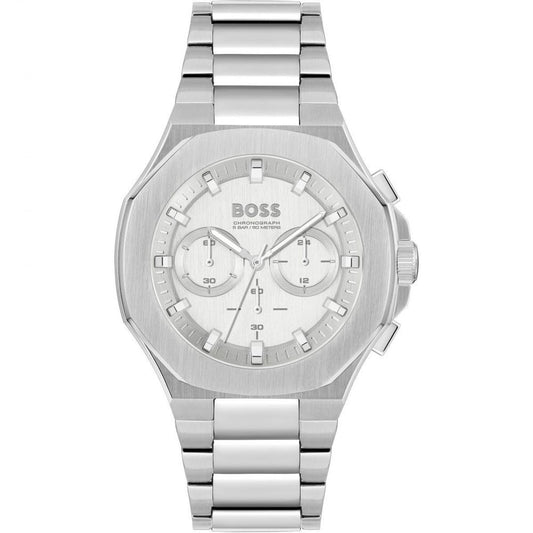 Gray Stainless Steel Dress Watch