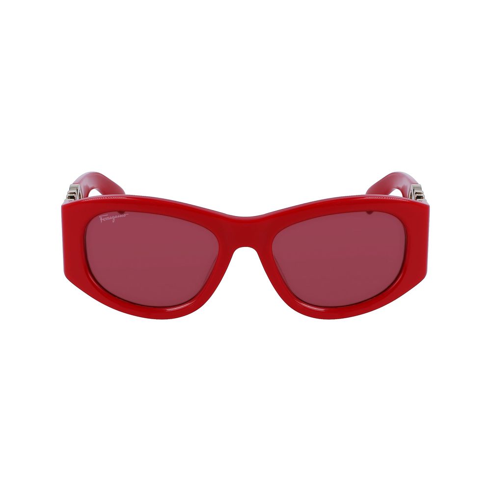 Red Acetate Sunglasses