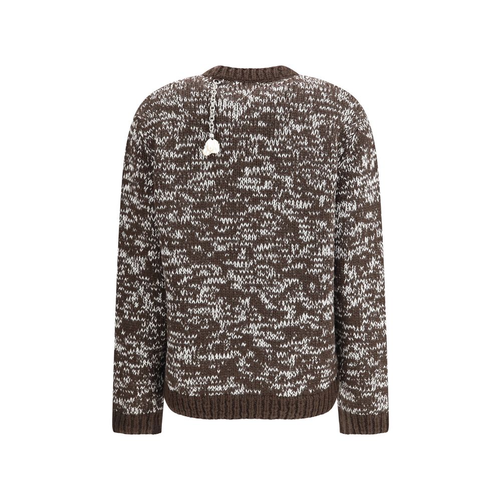 Brown Fleece Wool Sweatshirt